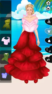 Floral Summer dress up game android App screenshot 2