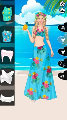 Floral Summer dress up game android App screenshot 6